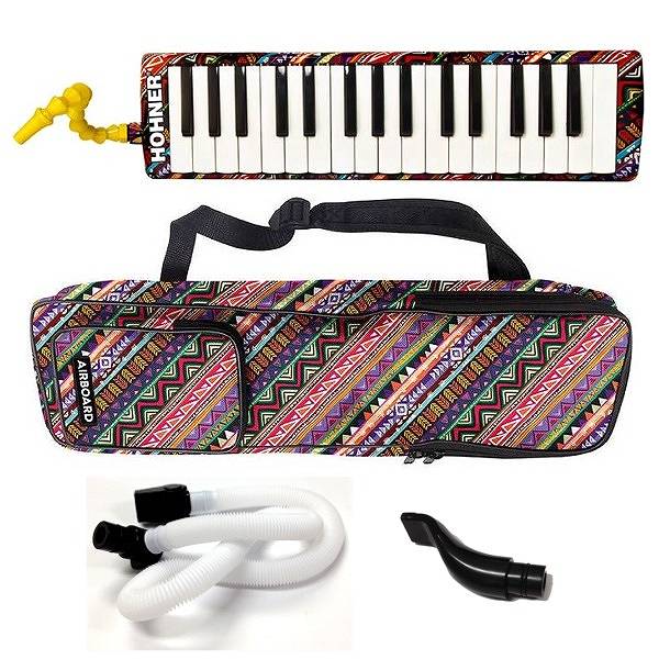 ホーナーメロディカ HOHNER Melodica Airboard 32+学校用ホース+唄口 鍵盤ハーモニカ【送料無料】【smtb-TK】