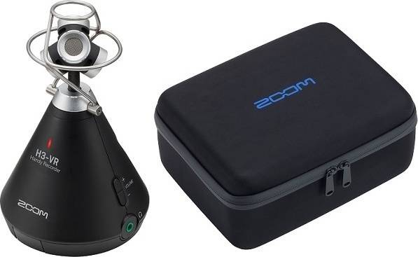 ZOOM H3-VR(専用キャリングバッグ/CBH-3付) ズーム 360°Virtual Reality Audio Recorder ASMR配信などに 360度レコーダー【送料無料】