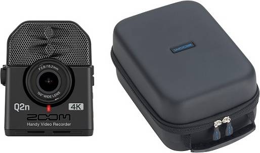 ZOOM Q2n-4K(汎用型ソフトシェルケース/SCU-20付)ズーム ミュージシャンのための4Kカメラ Handy Video Recorder ハン…