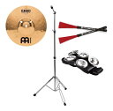MEINL CC10S-B + CS-01 + LP-CCB + CFT5-BK スプラッシュ + スタンド + カホンブラシ + フットタンバリン セット/カホン用【送料無料】
