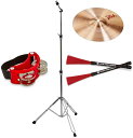PAiSTE PST-7 + CS-01 + LP-CCB + LP188 スプラッシュ + スタンド + カホンブラシ + フットタンバリン セット /カホン...