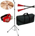 PAiSTE PST-7 + CS-01 + LP-CCB + LP188 + TCB-200 スプラッシュ + スタンド + カホンブラシ + フットタンバリ...