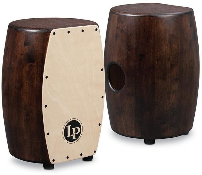 Latin Percussion LP M1405MN Matador Stave Quinto Cajon Mahogany Stain with Natural Front カホン(カホーン)【ポイント5倍】【送料無料】