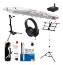 AKAI Professional EWI5000J White/ヘッドホン+譜面台+スタンド/WSS-100+教則本2種類付 ウインド・シンセサイザー【送料無...