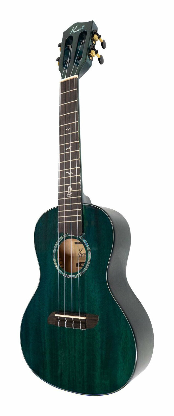 Kai Ukulele KC-100G/BL 第2のサウンドホール搭載 コンサートウクレレ マホガニー単板トップ/ギグバッグ付【送料無料】