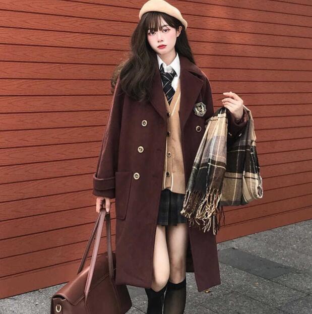 【スクールコート 学生】レディース ロングコート 秋 冬 中学生 女の子 制服 アウター 12-15歳 女子高生 ダッフルコート 学生服 通学 長袖 チェスターコート 学園可愛い セーラー コート コスプレ 海軍風 ハロウィン仮装 クリスマス 大人 通勤 日常 スクールコート 学生服