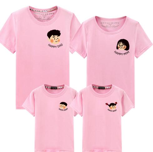 全品2点送料無料　親子ペアTシャツ　ママ　パパ　子供　短袖 親子お揃い　メンズTシャツ レディース　姉妹 トップス おそろい親子服 兄弟 姉妹 ビーチ ペアルック　誕生日プレゼント　子供　キッズ　旅行 セットアップ 日常服 可愛い トップス