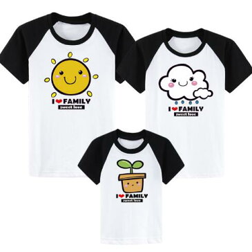 全品2点送料無料　親子ペアTシャツ　ママ　パパ　子供　短袖 親子お揃い　メンズTシャツ レディース　姉妹 トップス おそろい親子服 兄弟 姉妹 ビーチ ペアルック　誕生日プレゼント　子供　キッズ　旅行 セットアップ 日常服 可愛い トップス