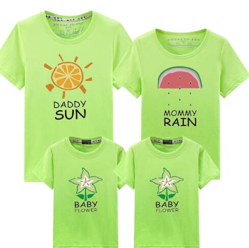 全品2点送料無料　親子ペアTシャツ　ママ　パパ　子供　短袖 親子お揃い　メンズTシャツ レディース　姉妹 トップス おそろい親子服 兄弟 姉妹 ビーチ ペアルック　誕生日プレゼント　子供　キッズ　旅行 セットアップ 日常服 可愛い トップス