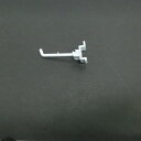 折畳式 ディスプレイフック 3DHOS-40ストッパー付 10本入り店舗什器 吊下げ プラスチックフック ボードフックPOPパーツ 樹脂製 陳列フック 3mm厚...