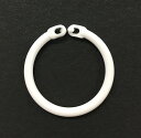 プラカードリング#30 10個 白色日本製 カードリング 文房具 プラスチックリング プラスチック製 リング 環 環 事務用品 引っ掛けタイプ 店頭POP 単語...