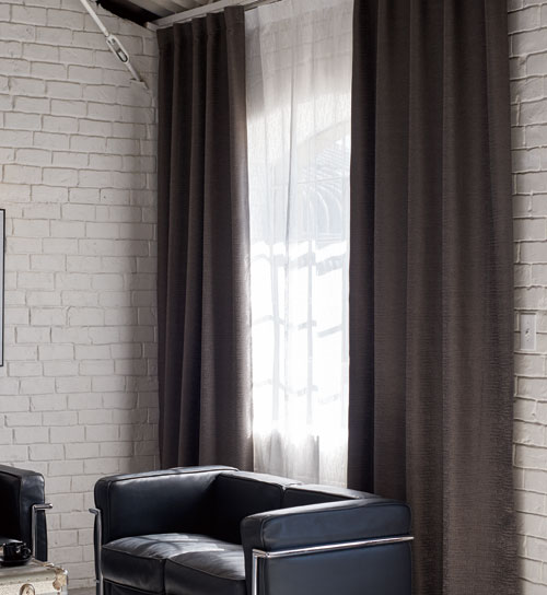 シェード遮光防炎【WAVESALAD】 ウェーブサラダ ドレープ ドレープカーテン カーテン オーダーメイド 日本製 TOSO　ドラム式　コード式 リビング 小窓　シンプル 無地調　防炎　遮光 洗える ウォッシャブル 石目 形態安定付き Gare（ガレ）