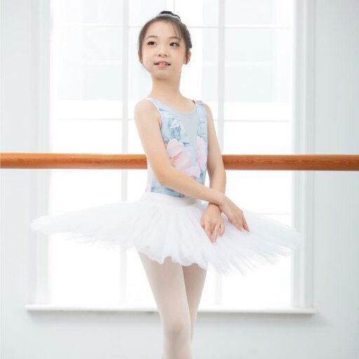 バレエ レオタード 水彩プリント 花柄 ノースリーブ メッシュ切替 背中U型 レース切り替え 高品質 水色 子供用 キッズ ジュニア バレリーナ バレエダンス レッスン着 110 120 130 140 150 160 バレエ レオタード 水彩プリント 花柄 ノースリーブ メッシュ切替 背中U型 レース切り替え 高品質 水色 子供用 キッズ ジュニア バレリーナ バレエダンス レッスン着 110 120 130 140 150 160