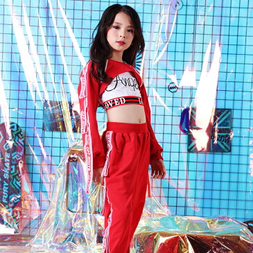 キッズ ダンス衣装 上下3点セット インナー付き ヒップホップ ストリート系 ジャズ K-POPダンス セットアップ ジャージ ノースリーブ へそ出し タンクトップ Kポップ ダンス大会 イベント 練習着 レッスン用 Bガール お揃い ペアルック長袖 長ズボン 女の子 ガールズ