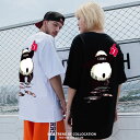 メンズ レディース 5XL 6XL 7XL 大きいサイズ Tシャツ 半袖 ペアルック ダンスウェア ビジュアル系 モード トップス ワイルド ロック ストリート...