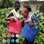 サイザルバッグ・ロングラージ・レザーストラップ エスニック アフリカ ケニア サイザル 雑貨 かばん カゴ カラフル