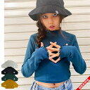 【日本製/綿100%】メロウハイネックロンT【メール便10】ロンT/フリル/トップス/インナー/クロップド丈/長袖/トップス キッズ/ジュニア/ガールズ/女の子 ダンス/ヒップホップ ダンスウェア/衣装 重ね着 こっくり レッスン シンプル コットン オルチャン/韓国