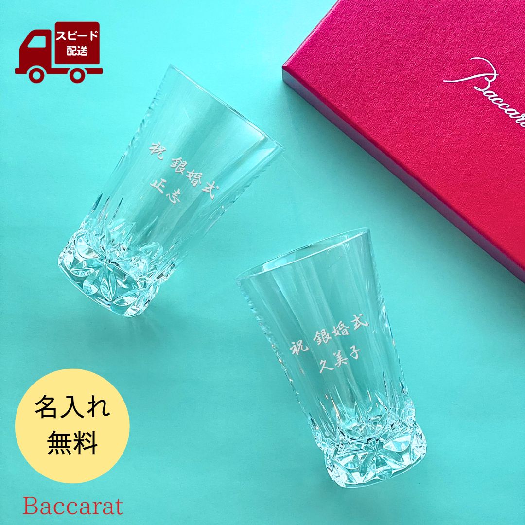  バカラ グラス グラスジャパン エクラ Baccarat ペア 名入れグラス 母の日 名前入り ロックグラス ジャパン クリスタル 日本酒 焼酎 ビール 酒 食器 単品 ギフト 誕生日 プレゼント 記念品 内祝い 結婚祝い 退職祝い 還暦祝い