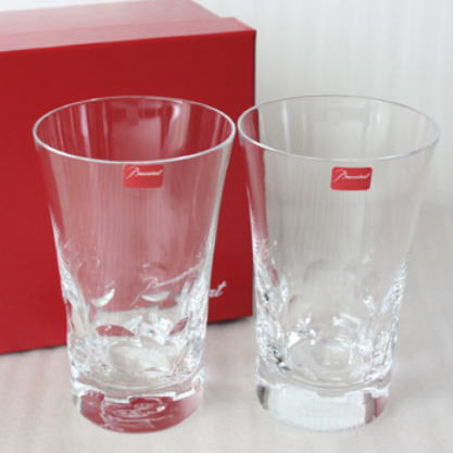 【バレンタイン企画P10倍】バカラ グラス Baccarat ベルーガ ハイボール ペアグラス 名入れ 彫刻 刻印 送料無料 結婚祝い 誕生日 結婚記念日 バカラグラス ギフト 贈り物 名前入り ペア ネーム 両親 誕生日プレゼント カップル 食器 銀婚式 金婚式 結婚
