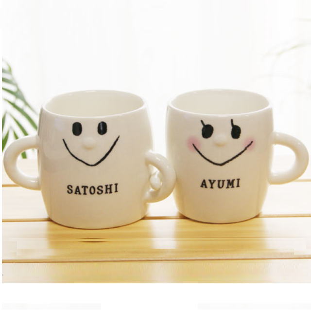 【バレンタイン企画P10倍】ペア カップ 名入れ マグカップ 結婚祝い なかよしペア ネーム ペアマグカップ プレゼント 名入れ 贈り物 ギフト マグ 結婚記念日 名前入り 両親 誕生日プレゼント カップル 還暦祝い 名前入れ 記念日 ペアギフト 結婚式 結婚 お祝い 引き出物