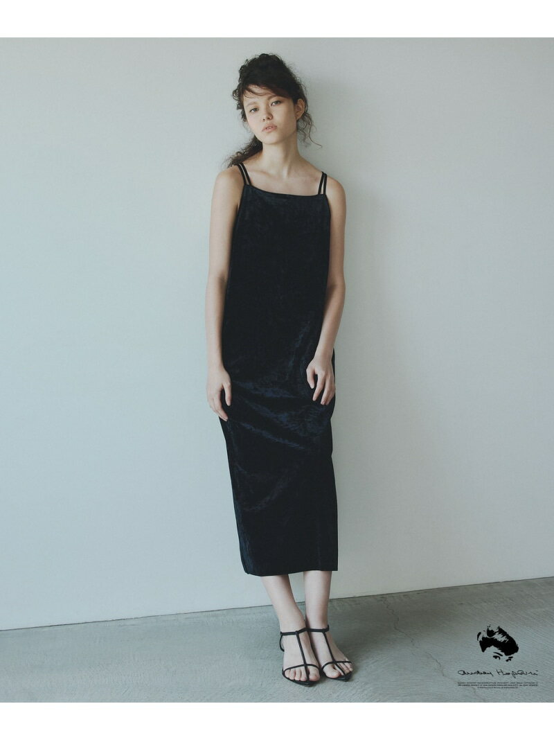 【SALE／50%OFF】【AUDREY HEPBURN COLLECTION BY JUN】ベロアドレス SALON adam et rope' サロン アダ..