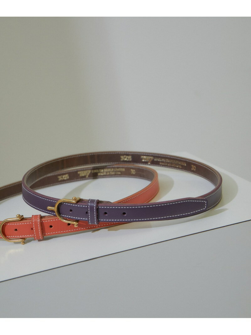 EQUESTRIAN INSPIRED BELT SALON adam et rope' サロン アダム エ ロペ ファッション雑貨 ベルト パープル ピンク オレンジ