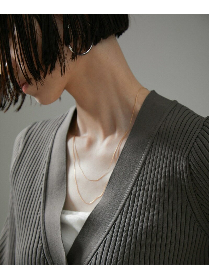 【GIGI(ジジ)】Gold line necklace1200mm SALON adam et rope' サロン アダム エ ロペ アクセサリー・腕時計 ネックレス ゴールド【送料無料】[Rakuten Fashion]