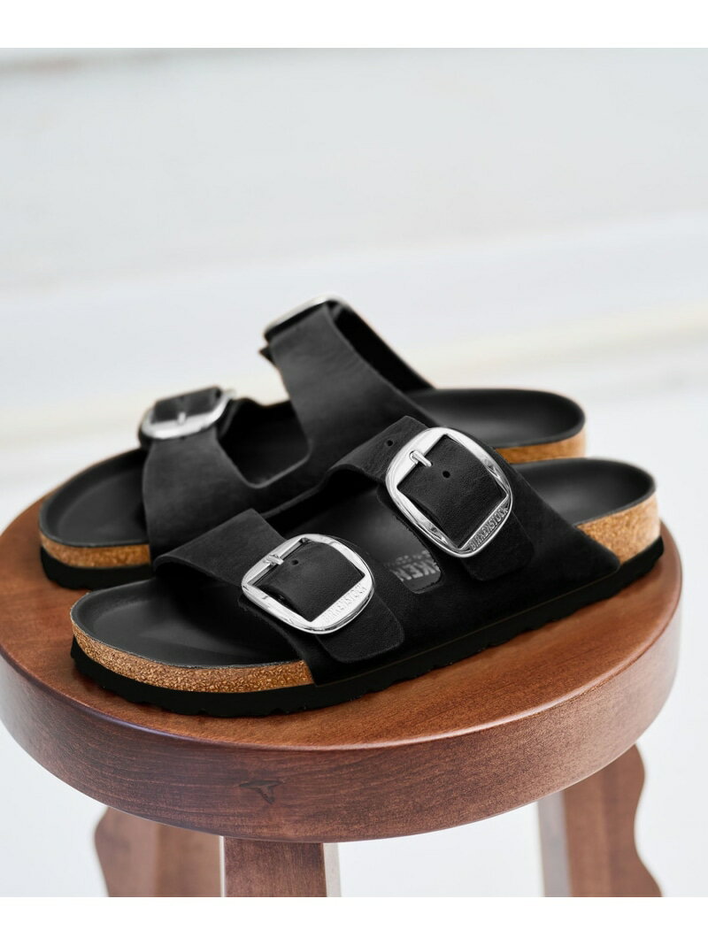 【BIRKENSTOCK】Arizona Big Buckle LEOI SALON adam et rope' サロン アダム エ ロペ シューズ・靴 サンダル ブラック【送料無料】[Rakuten Fashion]