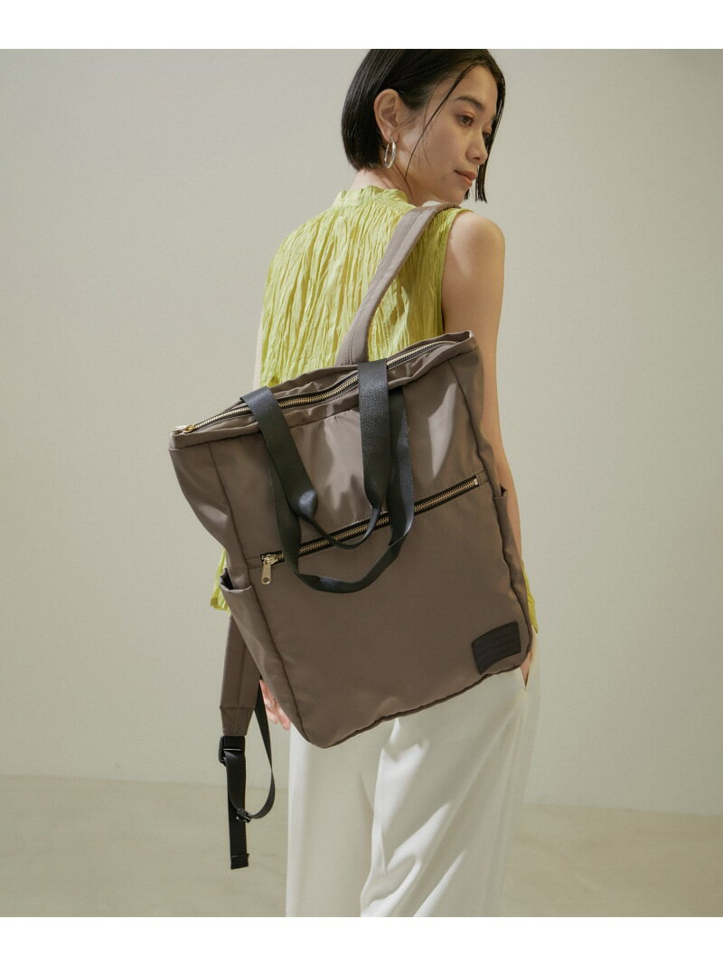 【WEB限定】[ショルダーバッグ付き・UNISEX・軽量]2WAYリュック&ミニショルダー2 SALON adam et rope' サロン アダム エ ロペ バッグ リュック・バックパック ベージュ ブラック ネイビー【送料無料】[Rakuten Fashion]