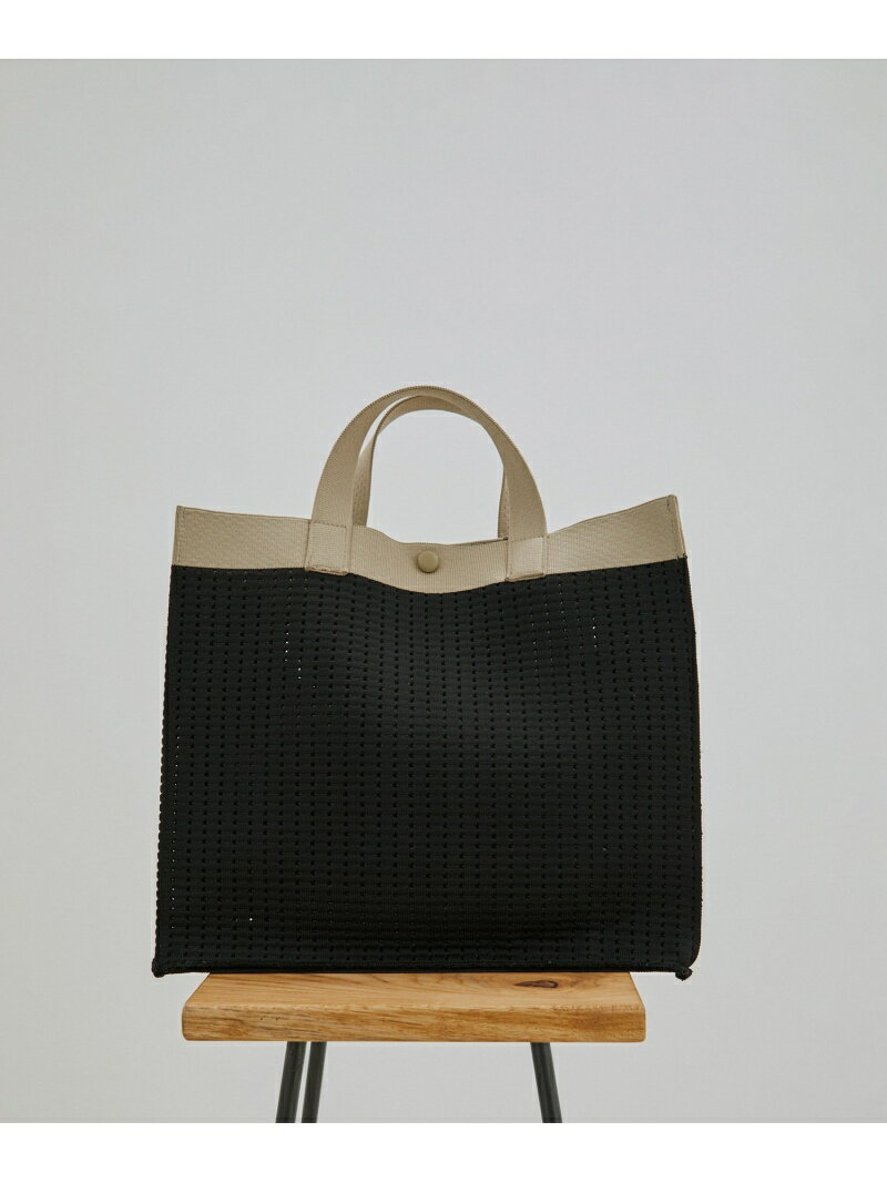 ジャガード配色2WAYトート SALON adam et rope' サロン アダム エ ロペ バッグ トートバッグ カーキグリーン グリーン ブラック【送料無料】[Rakuten Fashion]