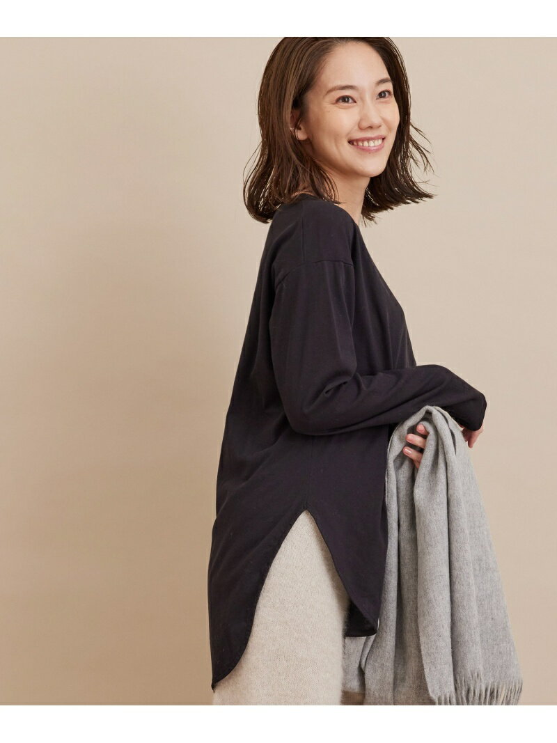 【SALE／60%OFF】DEPEND天竺シャツテールプルオーバー SALON adam et rope' サロン アダム エ ロペ トップス その他のトップス ホワイト ブラック グリーン【RBA_E】[Rakuten Fashion]のサムネイル