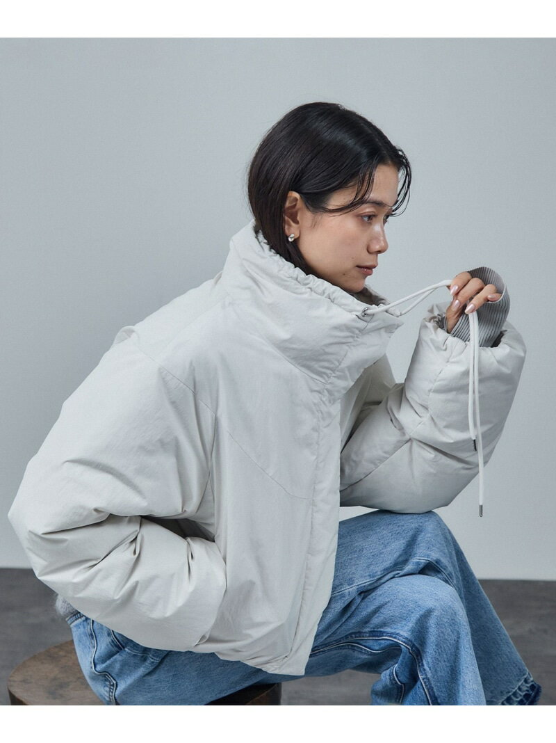 [GREENDOWN(グリーンダウン)]クロップドダウンブルゾン/ 撥水加工 SALON adam et rope' サロン アダム ..