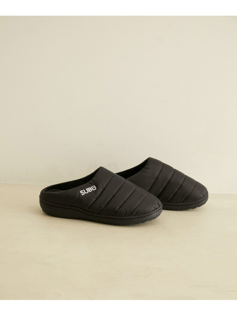 【SALE／20%OFF】【SUBU(スブ)】ダウンサンダル/BLACK SALON adam et rope' サロン アダム エ ロペ シューズ・靴 スリッポン ブラック【RBA_E】【送料無料】[Rakuten Fashion]
