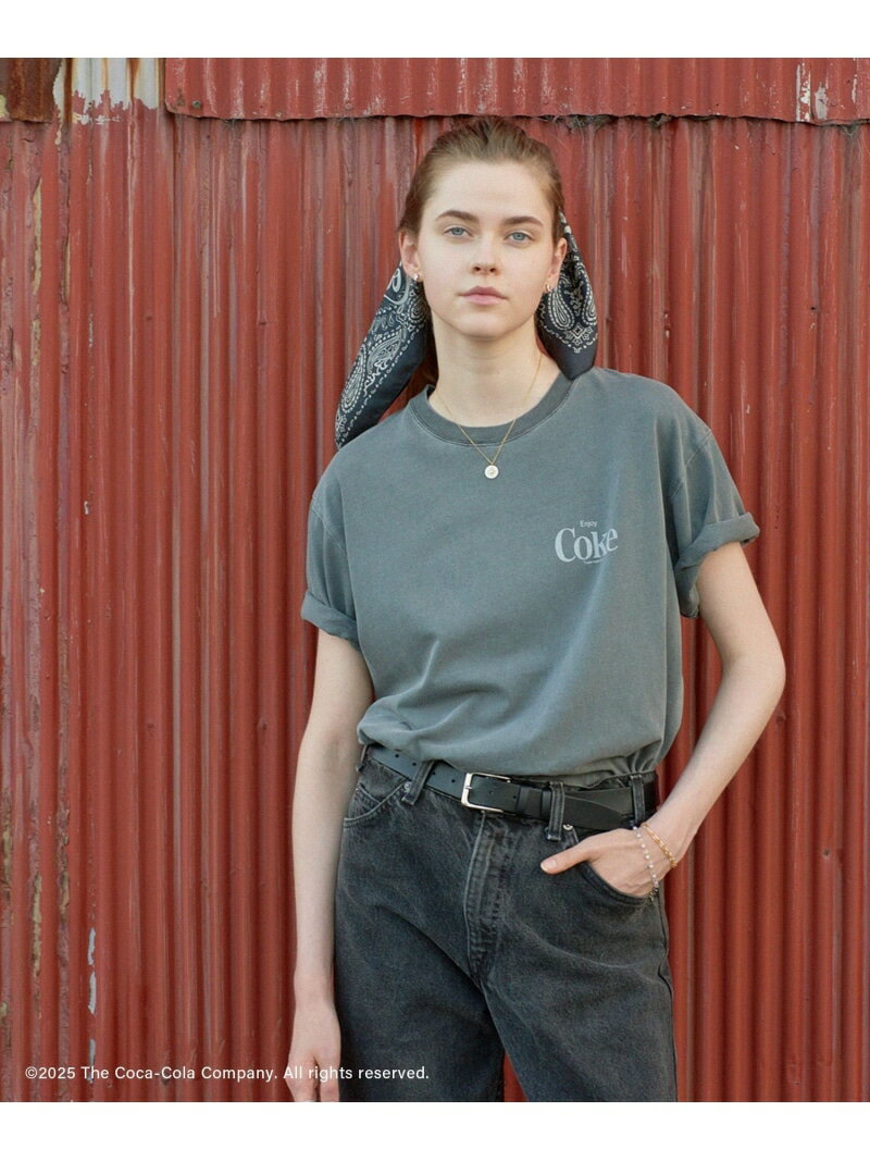 【SALE／30%OFF】Coca-Cola ビンテージライクTシャツ SALON adam et rope' サロン アダム エ ロペ トップス カットソー・Tシャツ グレー ベージュ【RBA_E】【送料無料】[Rakuten Fashion]