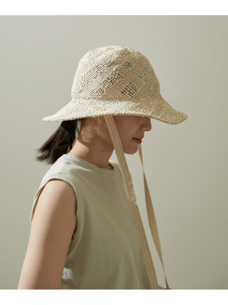 【SALE／30%OFF】【La Maison de Lyllis(メゾンドリリス)】FONTANA/フォンタナ SALON adam et rope' サロン アダム エ ロペ 帽子 ハット ブラウン ホワイト【RBA_E】【送料無料】[Rakuten Fashion]