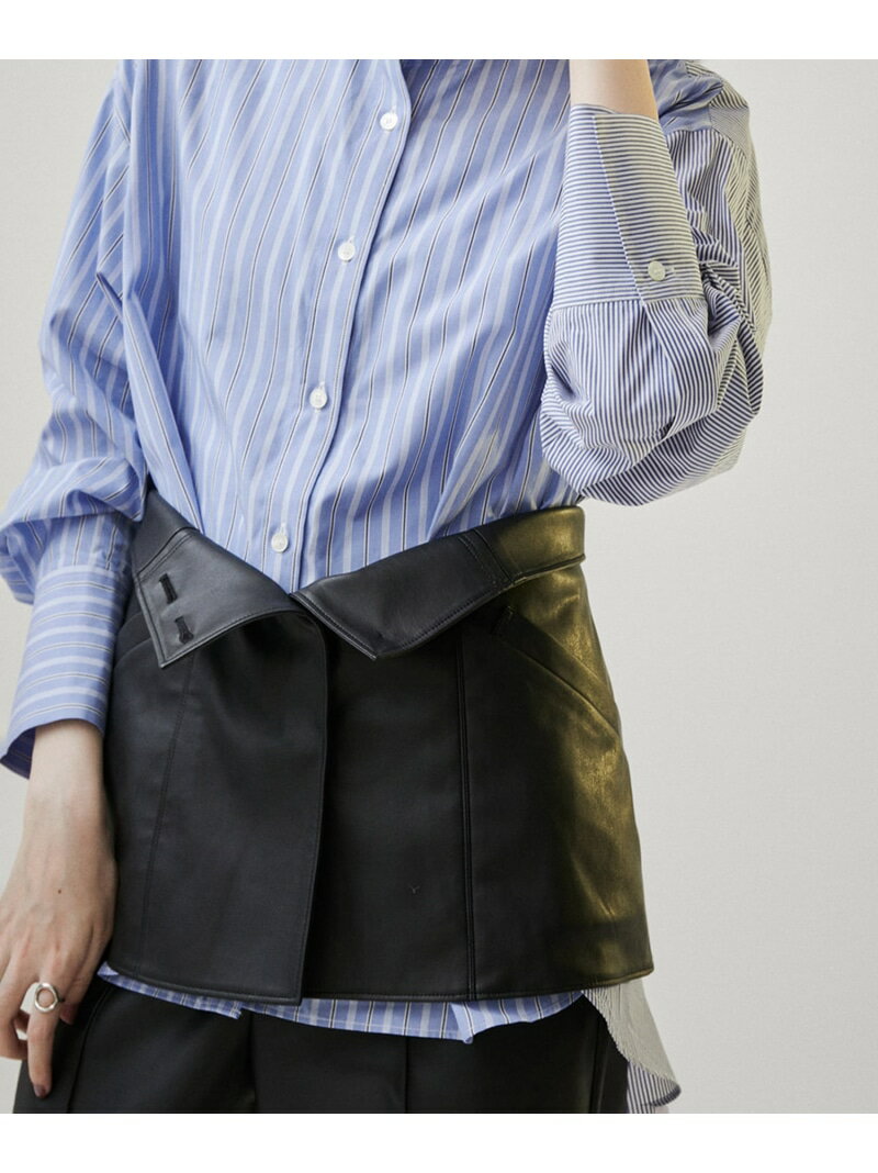 【SALE/60%OFF】フェイクレザービスチェ【セットアップ対応】 SALON adam et rope' サロン アダム エ ロペ トップス ベアトップ ホ...