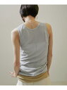 nu=layerスクープネックタンクトップ SALON adam et rope' サロン アダム エ ロペ トップス ノースリーブ・タンクトップ イエロー レ...
