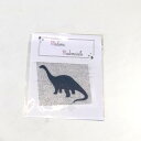 期間限定セール　Madame, Mademoiselle アイロンシール 恐竜　dinosaur ブラキオサウルス　 単品売り　かわいい　幼稚園　入園準備　ポーセラーツ　出産準備　男の子　女の子　幼稚園準備