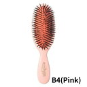 メイソンピアソン ポケットブリッスル B4 ピンク 17cm 猪毛100% 静電気軽減 ツヤ髪 携帯サイズ ヘアブラシ サロン専売品 送料無料
