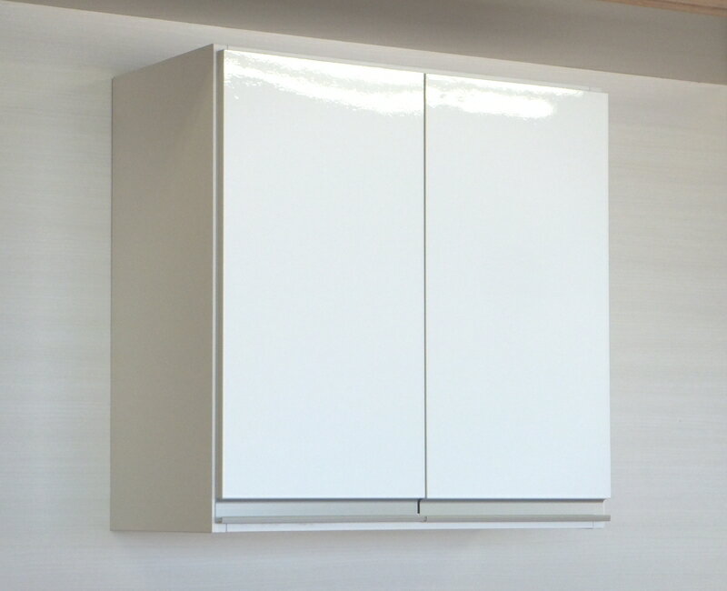 プレミアム吊戸棚 【縦型】 幅60L(奥行30)国産 完成品 送料無料洗面所収納 トイレ収納に