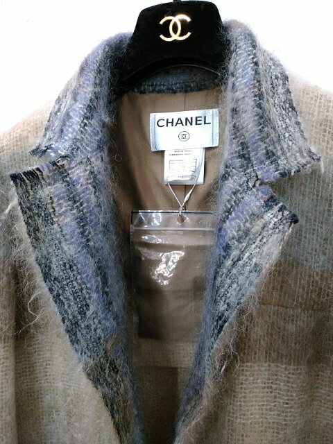未使用品！ 超レア物【Sランク】パリコレクション 超美品 CHANEL シャネル シャギーコート モヘア 05A エレガント セレブレア物 稀少品 ファンシーシャギー パリコレクション Paris Collection