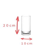 クリスタルガラスのような特殊なプラスチックの花瓶（1020）