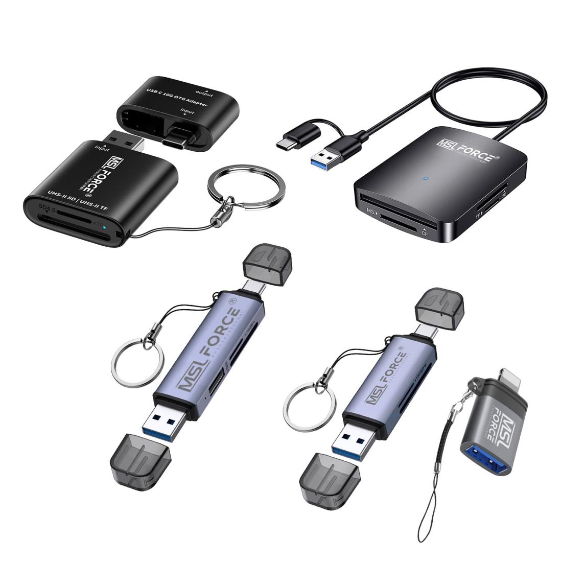 安心の日本企業 usbカードリーダー usb3.0 ハブ sdカード USB 3.0 2in1 高速転送170Mb/s Type-C 2in1 カードリーダー sd 2tb 小型 軽量 sd タイプc データ転送 5gbps type3 usbポート コンパクト uc0116 (1個, Aタイプ単品)