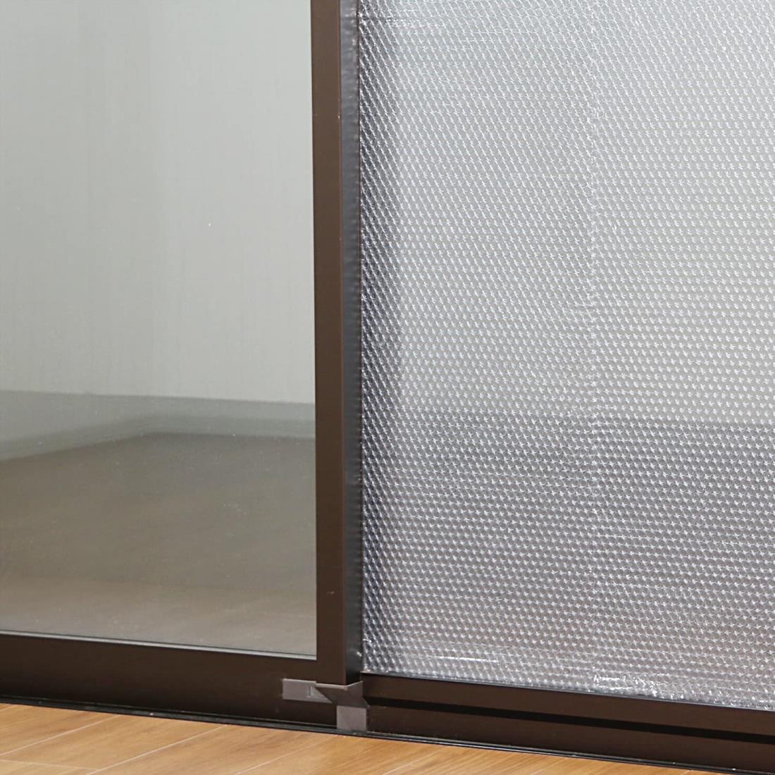 アストロ 窓ガラス 断熱 結露防止シート クリア 無地 3枚セット 断熱フィルム 水で貼れる 貼ってはがせ..