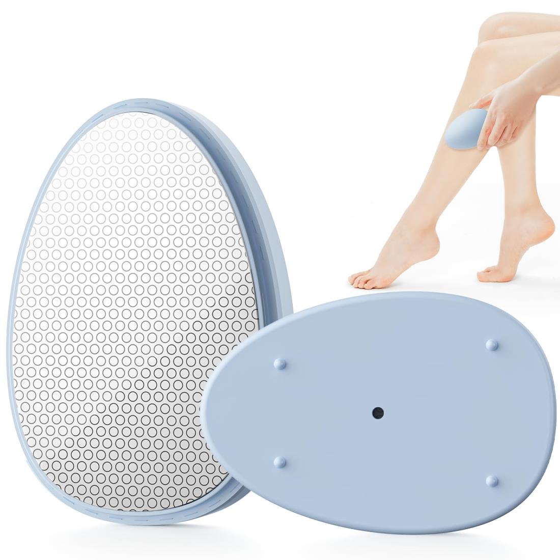 脱毛器 擦るだけ『業界注目！痛くない次世代モデル』 無痛脱毛器 角質除去 ナノガラス 物理脱毛 手のひ..