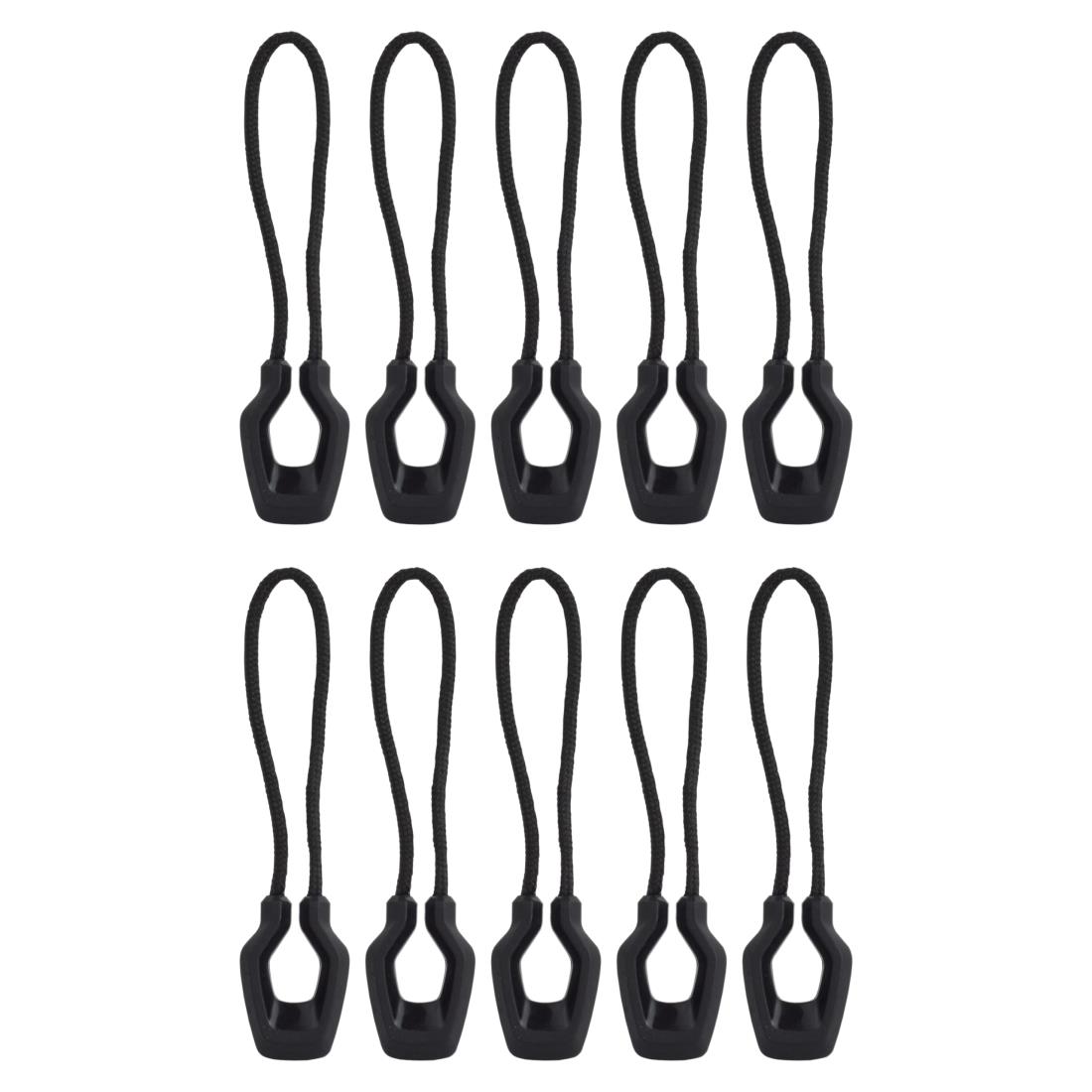 prendre ファスナー 引き手 10個セット ファスナートップ チャック シンプル つまみ 紐 リュック カバ..