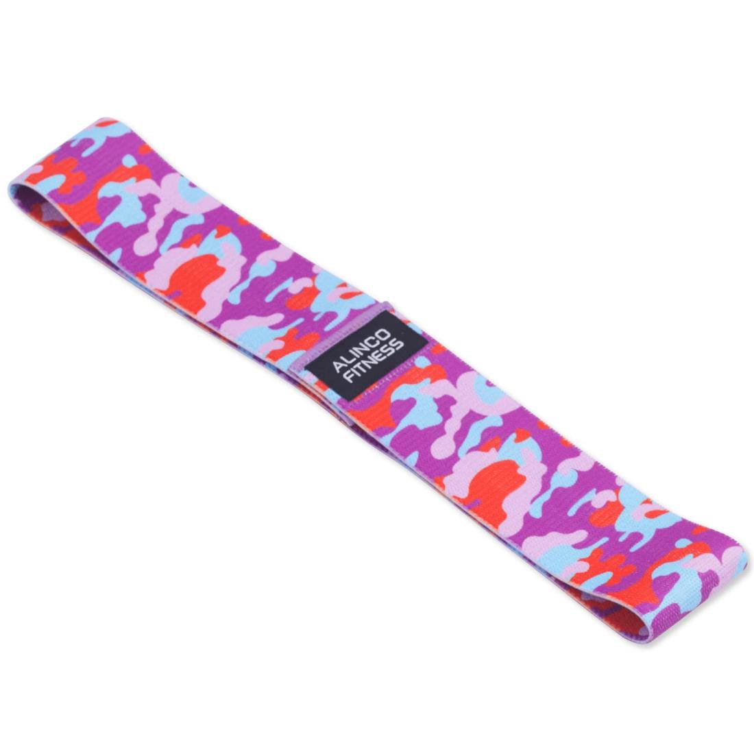 アルインコ(ALINCO) スクワットバンド トレーニング 運動強度16kg 滑り止め付き スクワット 引き締め ダイエット ヒップアップ 収納袋付き ミディアム EXG141A ピンク
