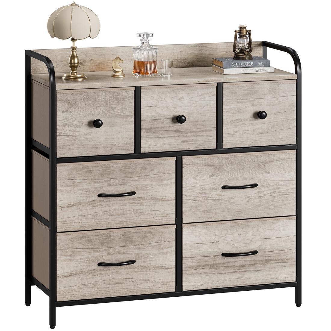 Nicehill チェスト タンス 収納チェスト 衣裝ケース リビング 収納 転倒防止 衣類収納 組立簡単 木製天..