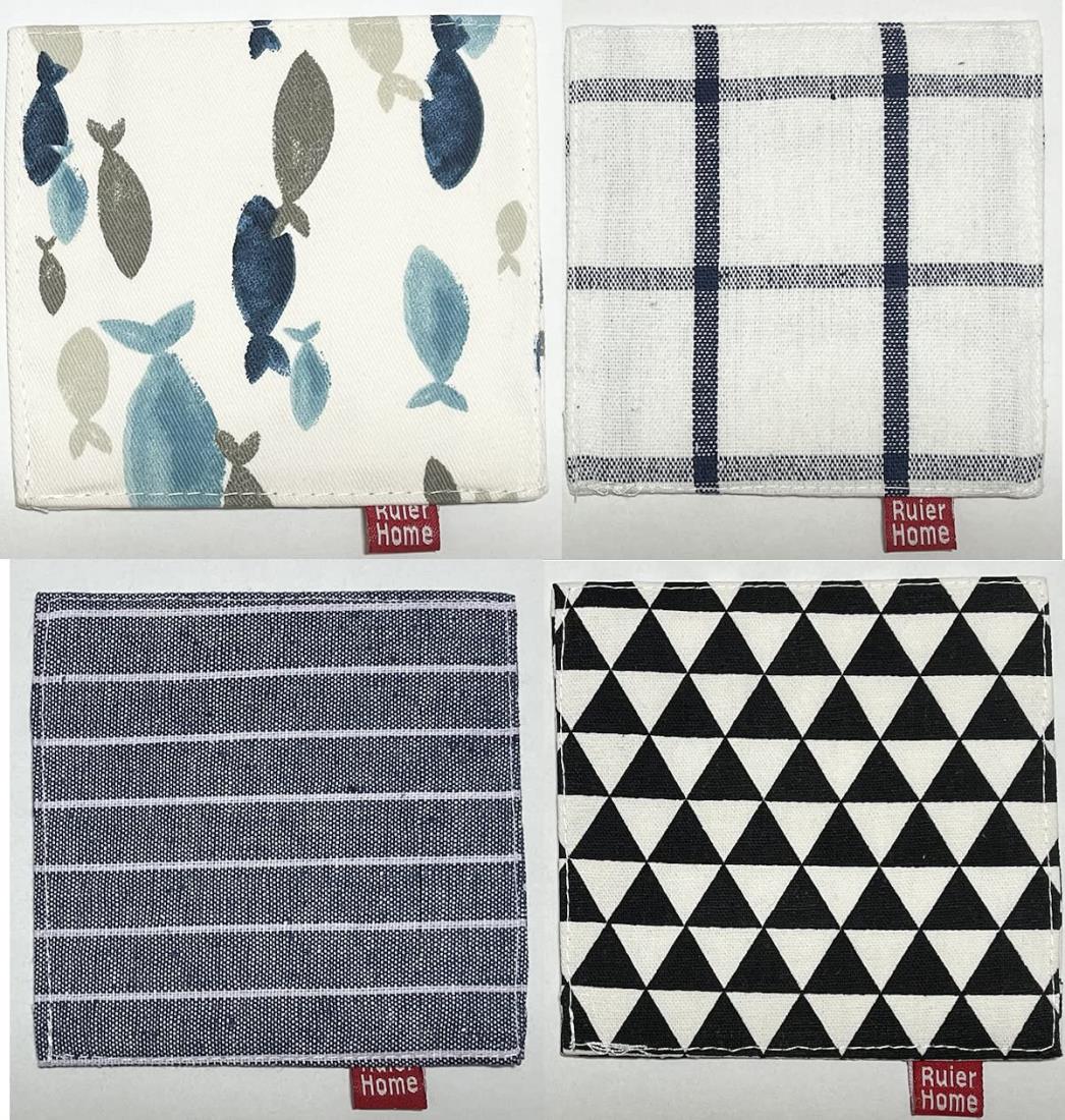 tallnext コースター おしゃれなコースター 茶托 4枚セット (C)