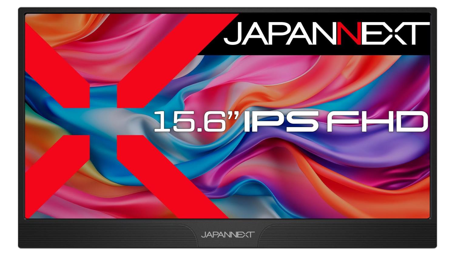 JAPANNEXT 15.6インチ モバイルモニター IPS パネル フルHD 1920x1080解像度 スマートケース付き (Type C/MAC PC対応/スピーカー内蔵 / sRGB100% / 非光沢) JN-MD-IPS1565FHDR